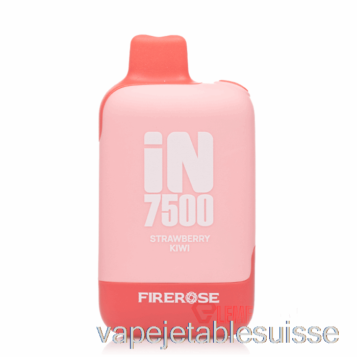 Vape Suisse Firerose En 7500 Jetable Fraise Kiwi